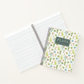 Jouw naam toevoegen | Cute Cactus Standing Pattern Notitieboek (Binnen)