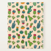 Jouw naam toevoegen | Cute Cactus Standing Pattern Planner (Achterkant)