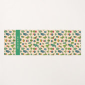 Jouw naam toevoegen | Cute Cactus Standing Pattern Yogamat (Voorkant (horizontaal))