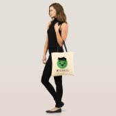 Jouw naam toevoegen | Cute Frankenstein Tote Bag (Voorkant (model))