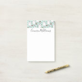 Jouw naam toevoegen | Cute Hand Drawn Unicorn Cat Post-it® Notes (Op bureau)