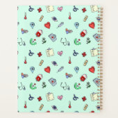 Jouw naam toevoegen | Cute Medical Pictogram Patro Planner (Achterkant)