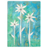 Jouw naam toevoegen | Dainty Daisies I Klembord (Achterkant)