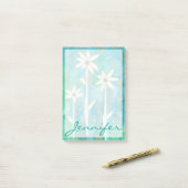 Jouw naam toevoegen | Dainty Daisies I Post-it® Notes (Op bureau)