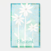 Jouw naam toevoegen | Dainty Daisies II Post-it® Notes (Voorkant)
