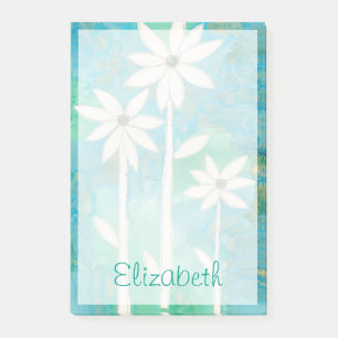 Jouw naam toevoegen   Dainty Daisies II Post-it® Notes