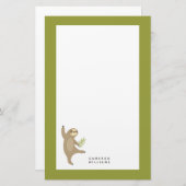 Jouw naam toevoegen | Danssleuf | Waarom niet? Briefpapier (Voorkant / Achterkant)