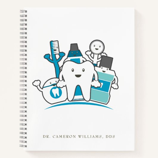 Jouw naam toevoegen | De Schone Teeth Gang Notitieboek (Voorkant)