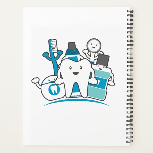 Jouw naam toevoegen | De Schone Teeth Gang Planner (Achterkant)