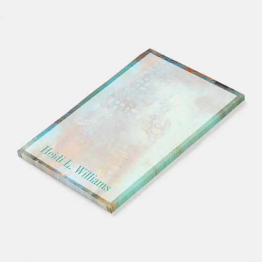 Jouw naam toevoegen | Deja Blue Post-it® Notes (Schuin)