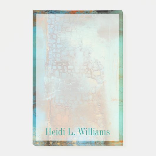 Jouw naam toevoegen | Deja Blue Post-it® Notes (Voorkant)