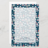 Jouw naam toevoegen | Dentaal klinisch Kantoor Briefpapier (Voorkant / Achterkant)