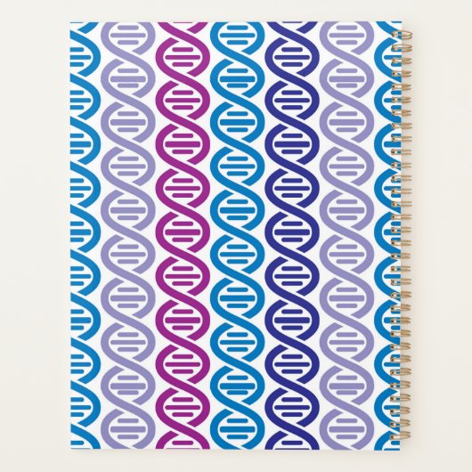 Jouw naam toevoegen | DNA-patroon Planner (Achterkant)