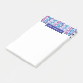 Jouw naam toevoegen | DNA-patroon Post-it® Notes (Schuin)