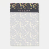 Jouw naam toevoegen | Donkere zomernachtpatroon Post-it® Notes (Voorkant)