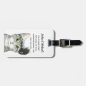 Jouw naam toevoegen | Downton Cat Bagagelabel (Voorkant horizontaal)