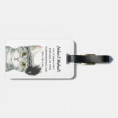 Jouw naam toevoegen | Downton Cat Bagagelabel (Achterkant horizontaal)