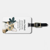 Jouw naam toevoegen | Downton Cat Bagagelabel (Voorkant horizontaal)