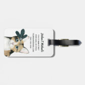 Jouw naam toevoegen | Downton Cat Bagagelabel (Achterkant horizontaal)