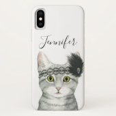 Jouw naam toevoegen | Downton Cat Case-Mate iPhone Case (Achterkant)