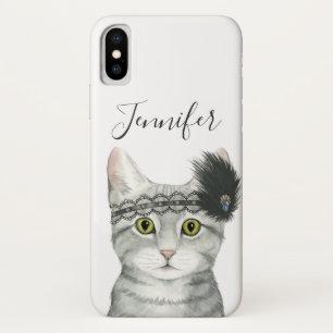 Jouw naam toevoegen   Downton Cat Case-Mate iPhone Case