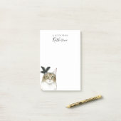 Jouw naam toevoegen | Downton Cat Post-it® Notes (Op bureau)