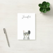 Jouw naam toevoegen | Downton Cat Post-it® Notes (Kantoor)