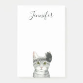 Jouw naam toevoegen | Downton Cat Post-it® Notes (Voorkant)