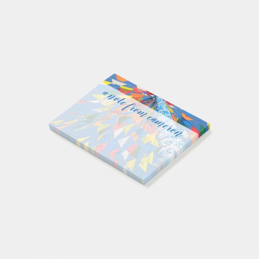 Jouw naam toevoegen | Driehoekmarkering van de vla Post-it® Notes (Schuin)