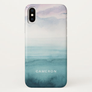 Jouw naam toevoegen   Dusk op de baai - Waterverf Case-Mate iPhone Case