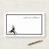 Jouw naam toevoegen | Een walvis van een staart Post-it® Notes (Op bureau)