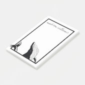 Jouw naam toevoegen | Een walvis van een staart Post-it® Notes (Schuin)