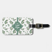 Jouw naam toevoegen | Eucalyptus Silver Dollar Tre Bagagelabel (Voorkant horizontaal)