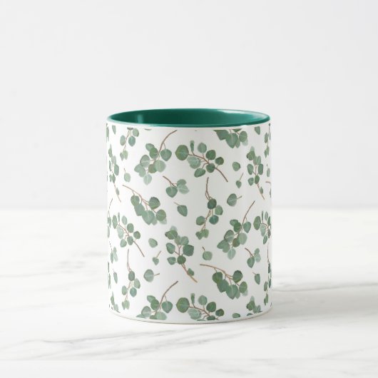 Jouw naam toevoegen | Eucalyptus Silver Dollar Tre Mok (Midden)