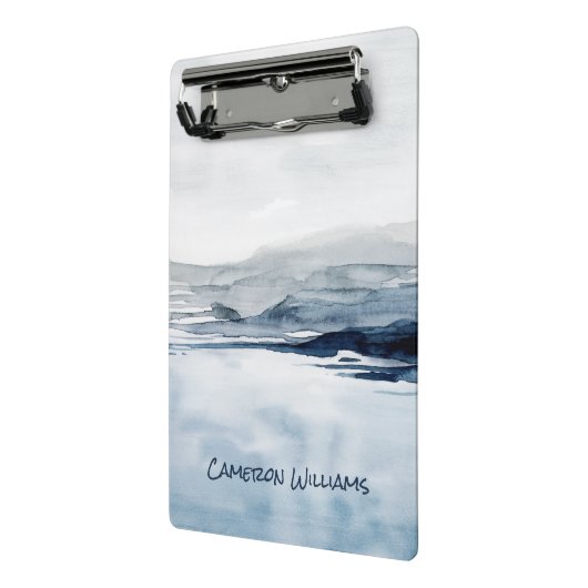 Jouw naam toevoegen | Faded Horizon II Mini Klembord (Angled2)