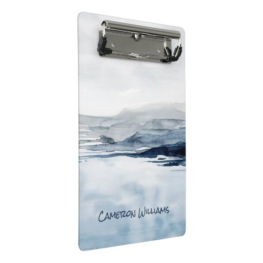 Jouw naam toevoegen | Faded Horizon II Mini Klembord (Schuin)