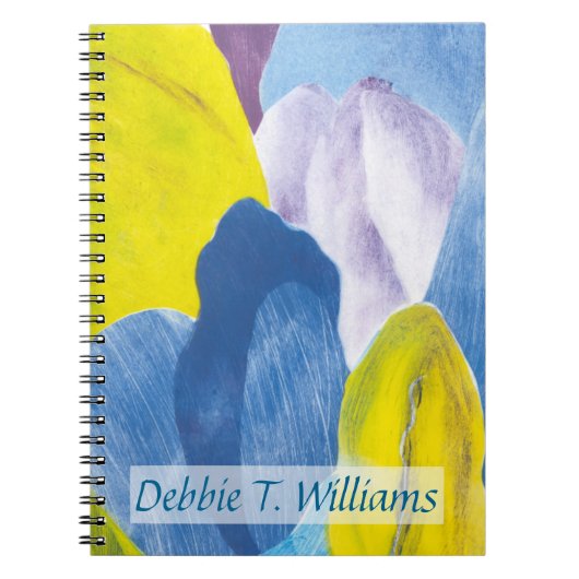 Jouw naam toevoegen | False Indigo III Notitieboek (Voorkant)