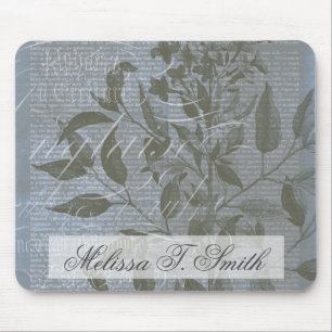 Jouw naam toevoegen   Fleur de Bleu I Muismat