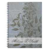 Jouw naam toevoegen | Fleur de Bleu I Notitieboek (Voorkant)