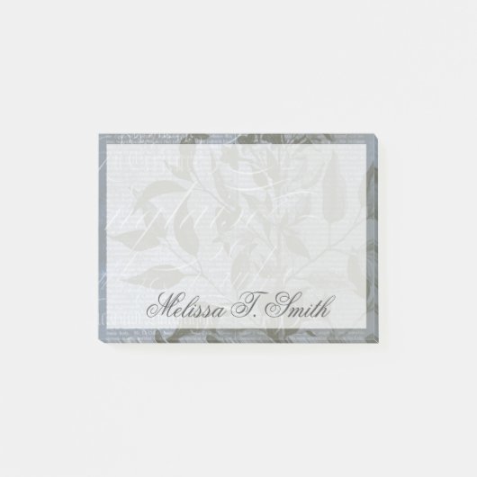 Jouw naam toevoegen | Fleur de Bleu I Post-it® Notes (Voorkant)