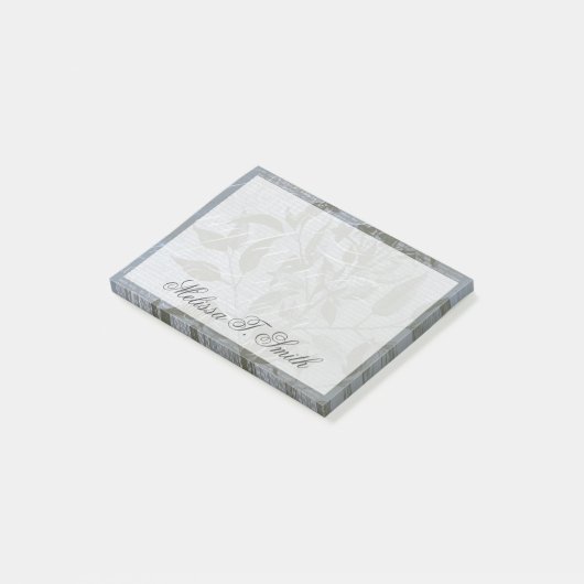 Jouw naam toevoegen | Fleur de Bleu I Post-it® Notes (Schuin)