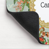 Jouw naam toevoegen Floral Art Muismat (Hoek)