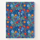 Jouw naam toevoegen | Floral Embroidery Pattern Notitieboek (Achterkant)