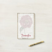 Jouw naam toevoegen | Floral III Post-it® Notes (Op bureau)