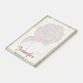Jouw naam toevoegen | Floral III Post-it® Notes (Schuin)