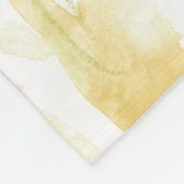 Jouw naam toevoegen | Floral Song I Fleece Deken (Hoek)