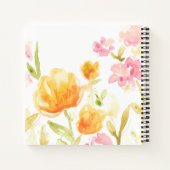 Jouw naam toevoegen | Floral Song I Notitieboek (Achterkant)
