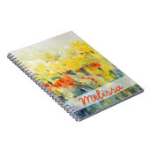 Jouw naam toevoegen | Flowers Sway II Notitieboek (Rechterzijde)