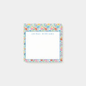 Jouw naam toevoegen | Folk Art Flower Pattern Post-it® Notes (Voorkant)