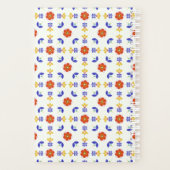 Jouw naam toevoegen | Folk Art Neon Flower Geometr Planner (Achterkant)